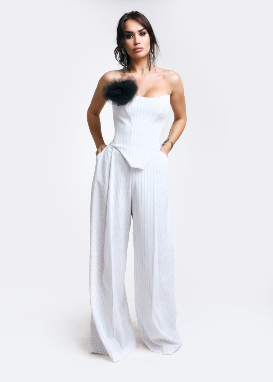 Komplet Bijeli (Korzet&Pantalone)